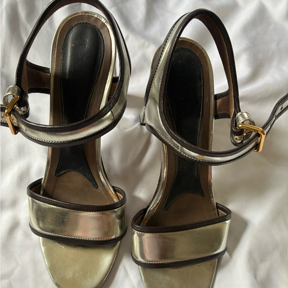 Elegant MARNI Silver Women's Heels